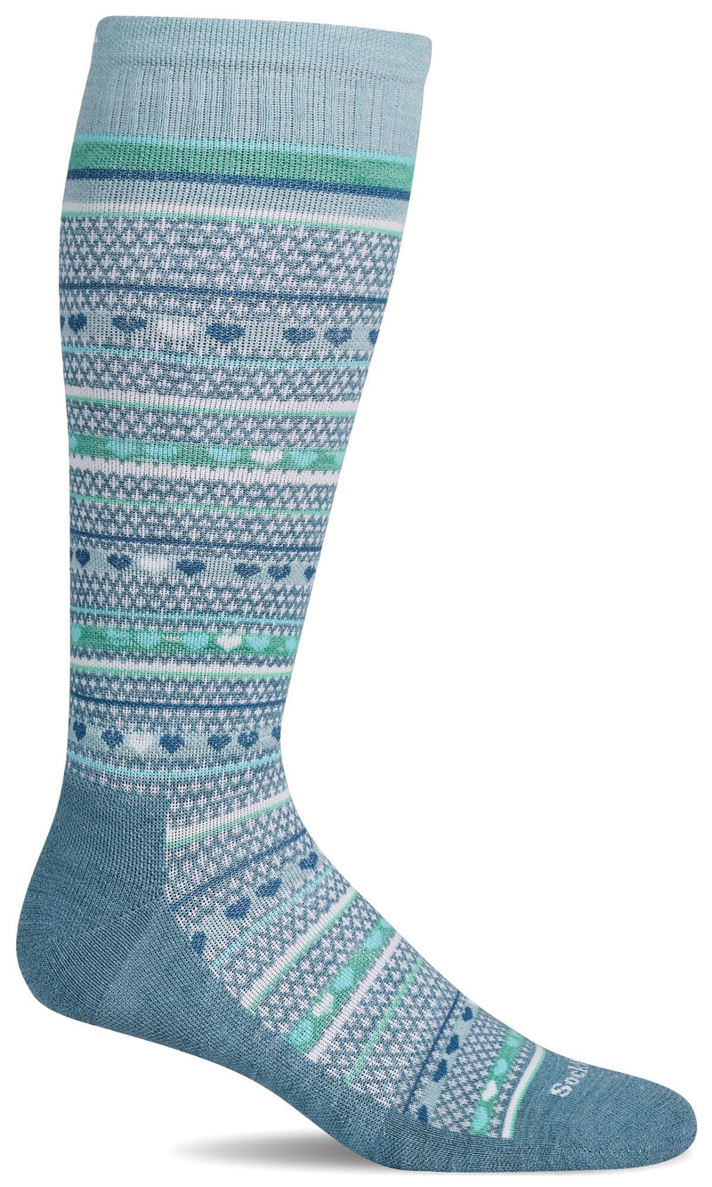 Women's Heartlink | Firm Graduated Compression Socks Lifestyle Compression Sockwell S/M Mineral 