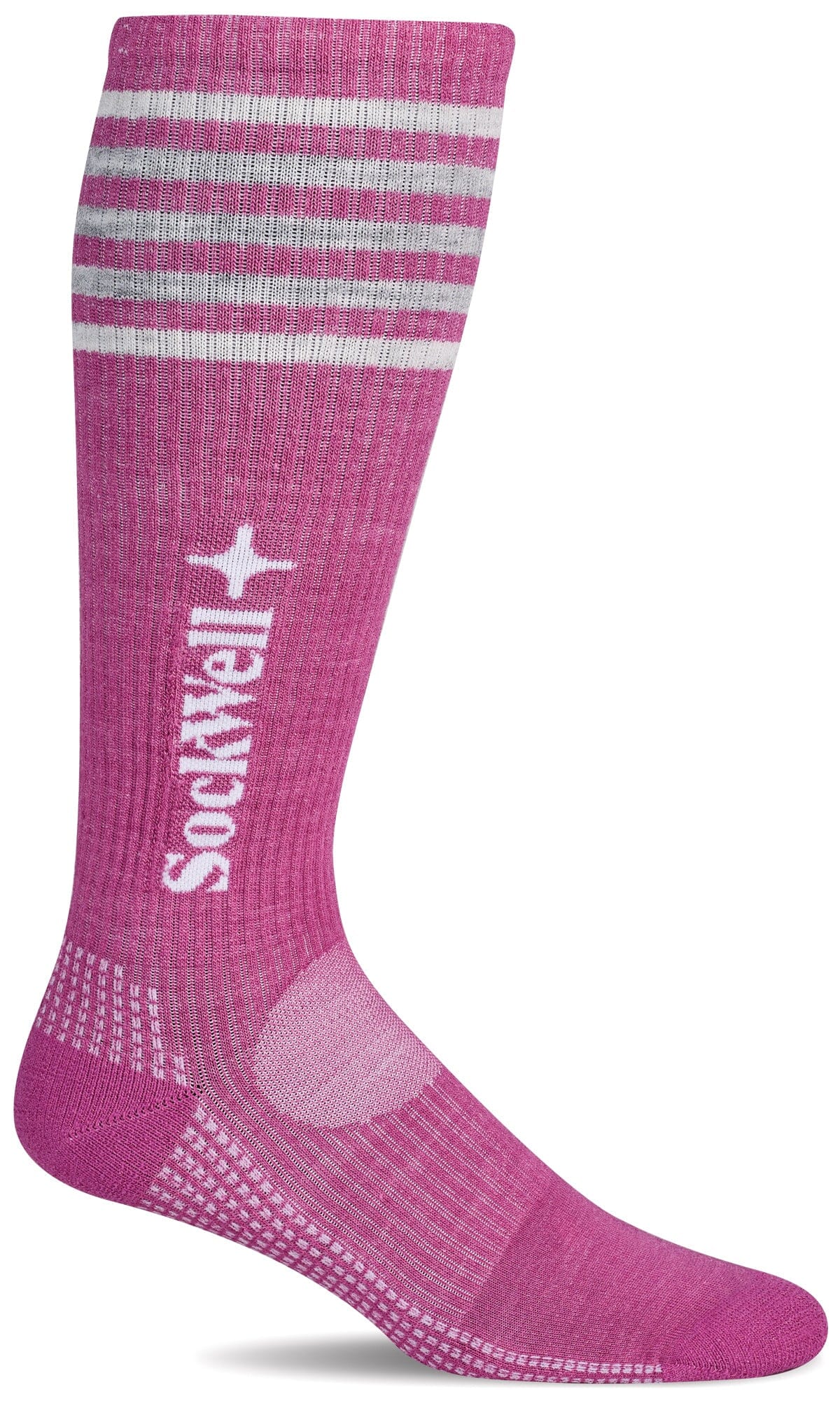 Women's Run Club Knee High | Moderate Graduated Compression Socks Sport Compression Sockwell S/M Raspberry 
