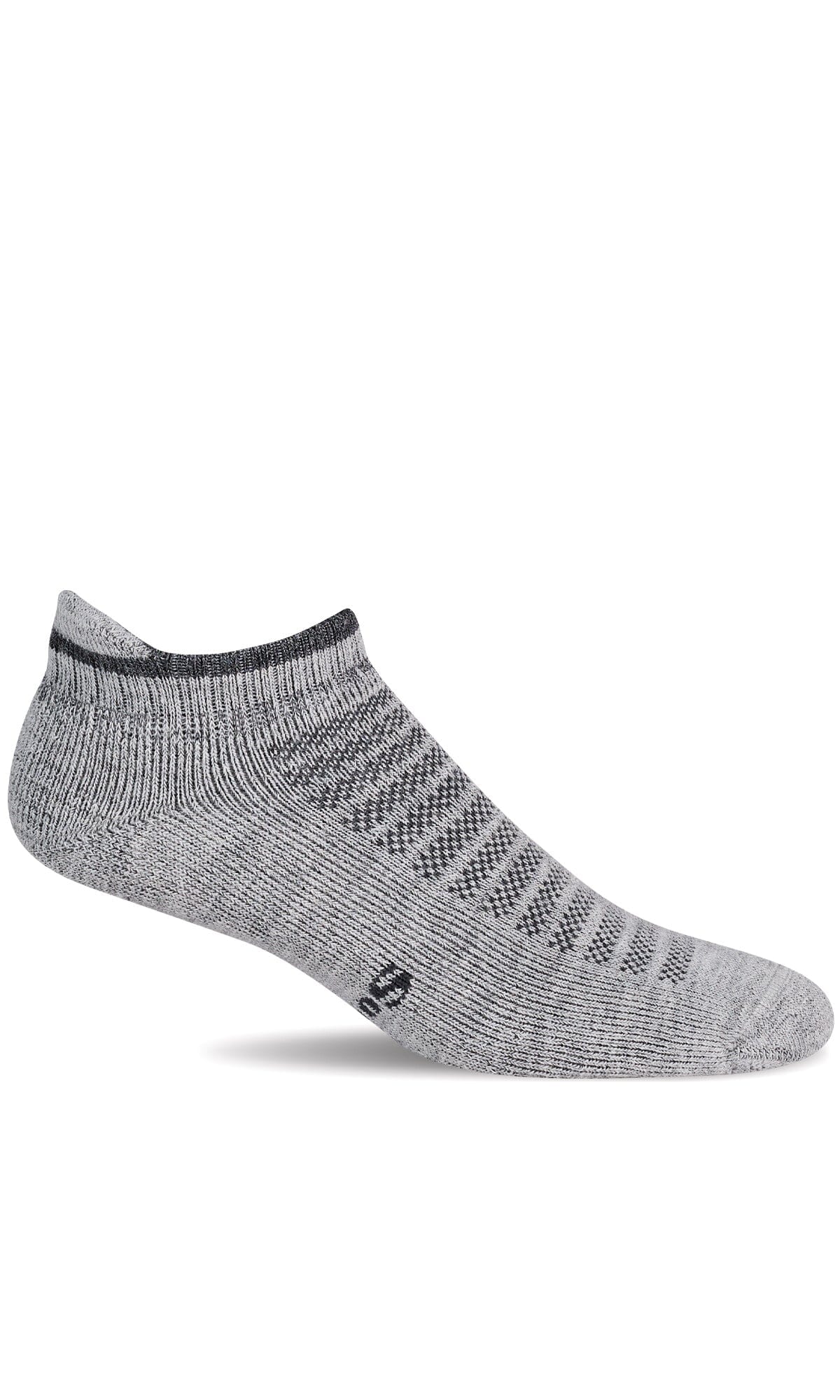 Women's Soft Sport Micro | Relaxed Fit Socks Relaxed Fit/Diabetic Friendly Sockwell S/M Ash 