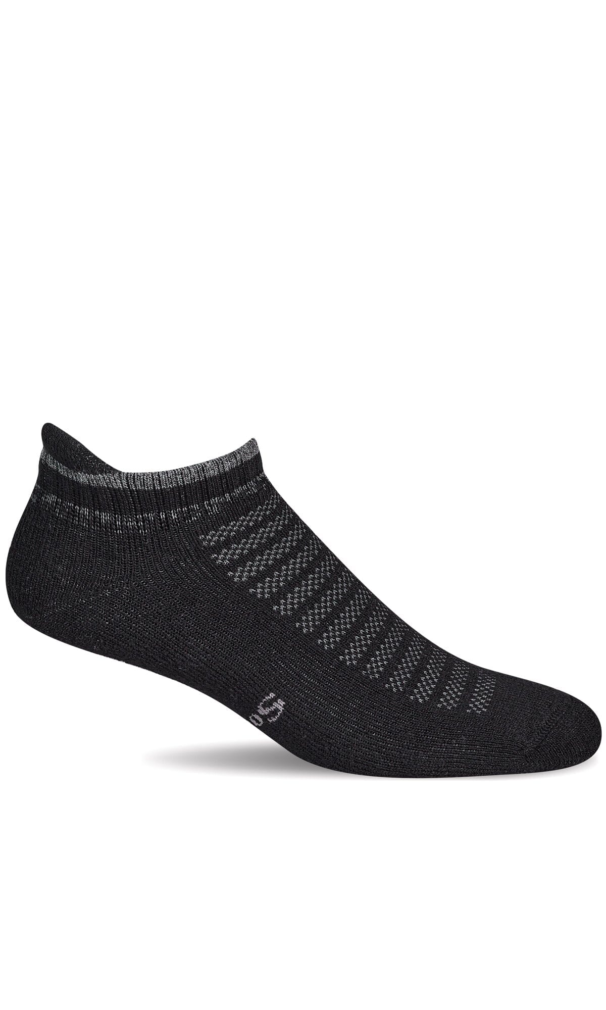 Women's Soft Sport Micro | Relaxed Fit Socks Relaxed Fit/Diabetic Friendly Sockwell S/M Black 