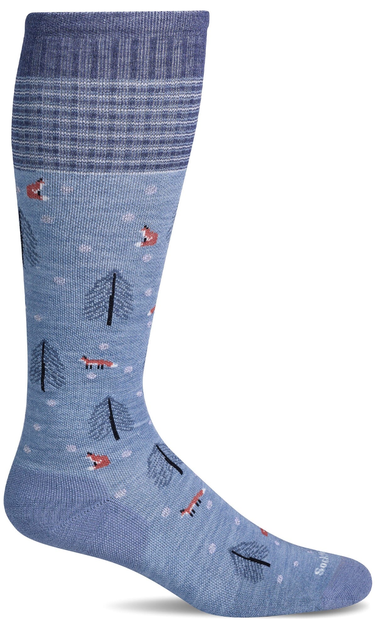 Women's Fox Play | Firm Graduated Compression Socks Lifestyle Compression Sockwell S/M Bluestone 