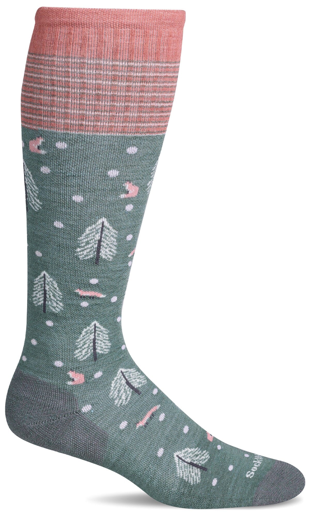 Women's Fox Play | Firm Graduated Compression Socks Lifestyle Compression Sockwell S/M Juniper 
