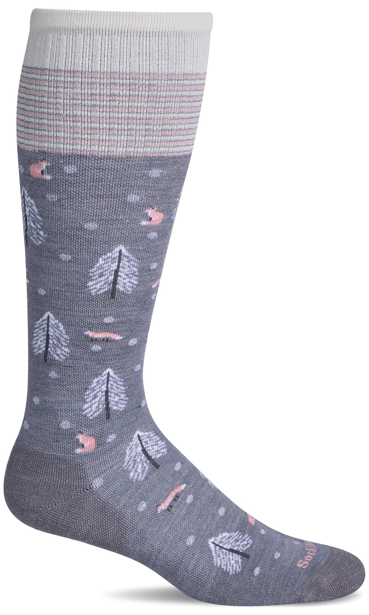 Women's Fox Play | Firm Graduated Compression Socks Lifestyle Compression Sockwell S/M Storm 