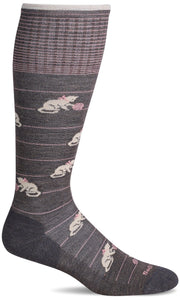 Women's Playful | Moderate Graduated Compression Socks Lifestyle Compression Sockwell S/M Mushroom 