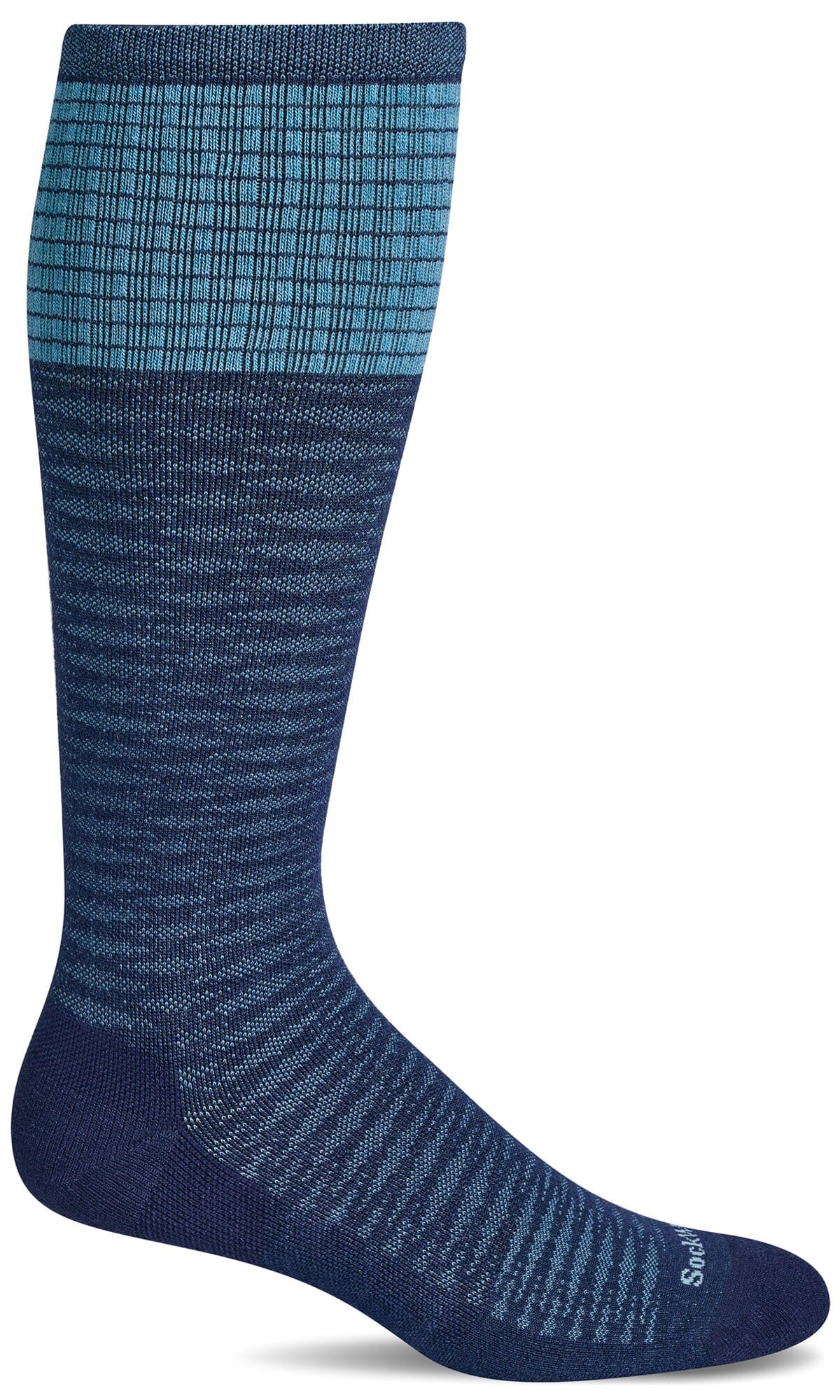 Women's Laced | Firm Graduated Compression Socks Lifestyle Compression Sockwell S/M Navy 