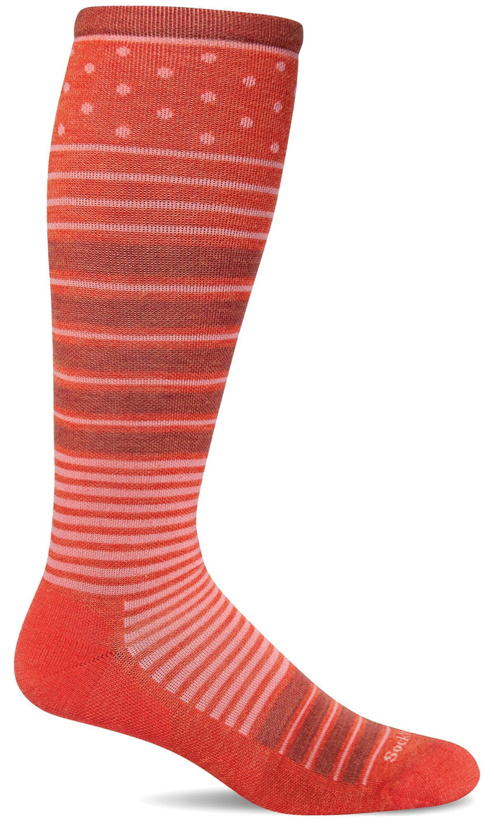 Women's Twister | Firm Graduated Compression Socks Lifestyle Compression Sockwell S/M Guava 