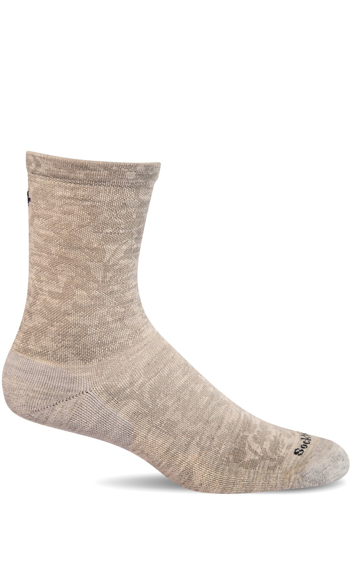 Women's Plantar Cush Crew | Plantar Relief Socks Plantar Fasciitis Relief Sockwell S/M Ash 