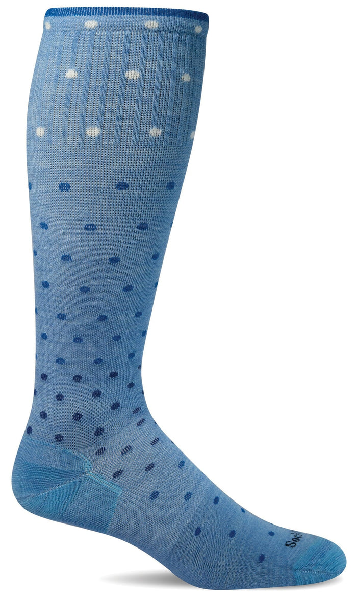 Women's On the Spot | Moderate Graduated Compression Socks Lifestyle Compression Sockwell S/M Cornflower 