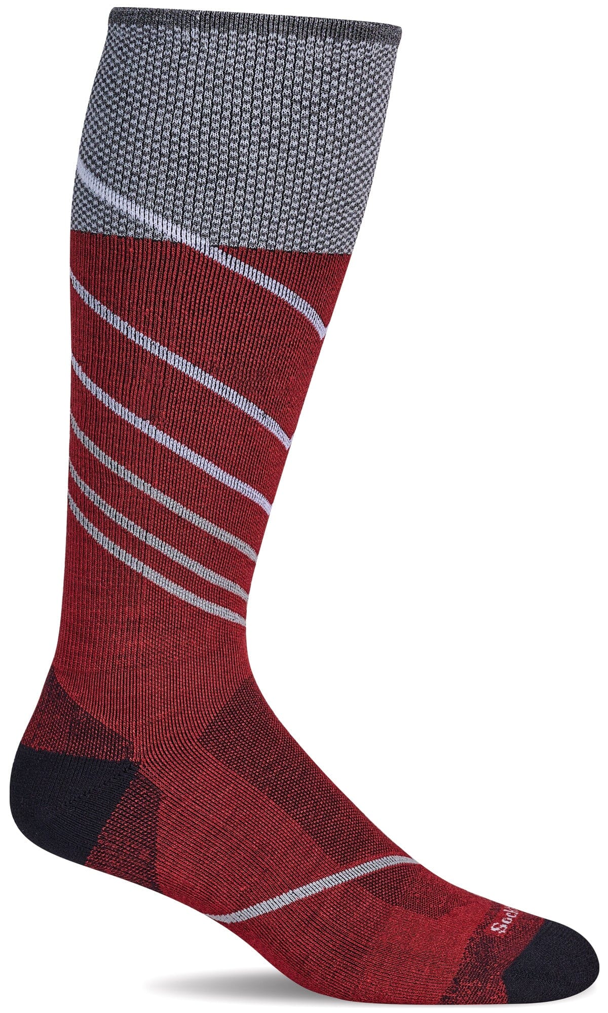 Men's Pulse OTC | Firm Graduated Compression Socks Sport Compression Sockwell M/L Ruby 