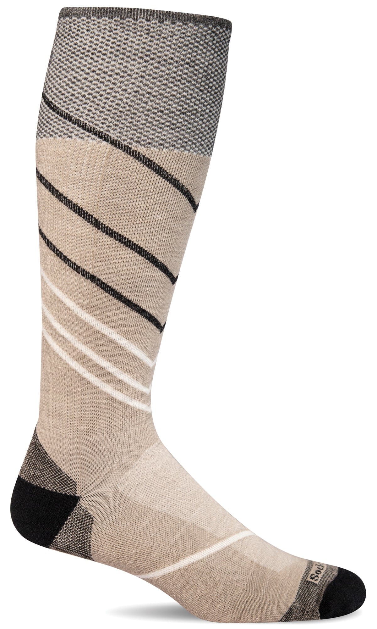 Men's Pulse OTC | Firm Graduated Compression Socks Sport Compression Sockwell M/L Putty 