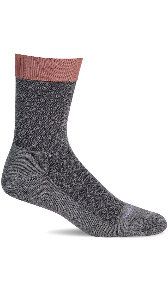 Women's Softie | Relaxed Fit Socks Relaxed Fit/Diabetic Friendly Sockwell S/M Lt Grey 