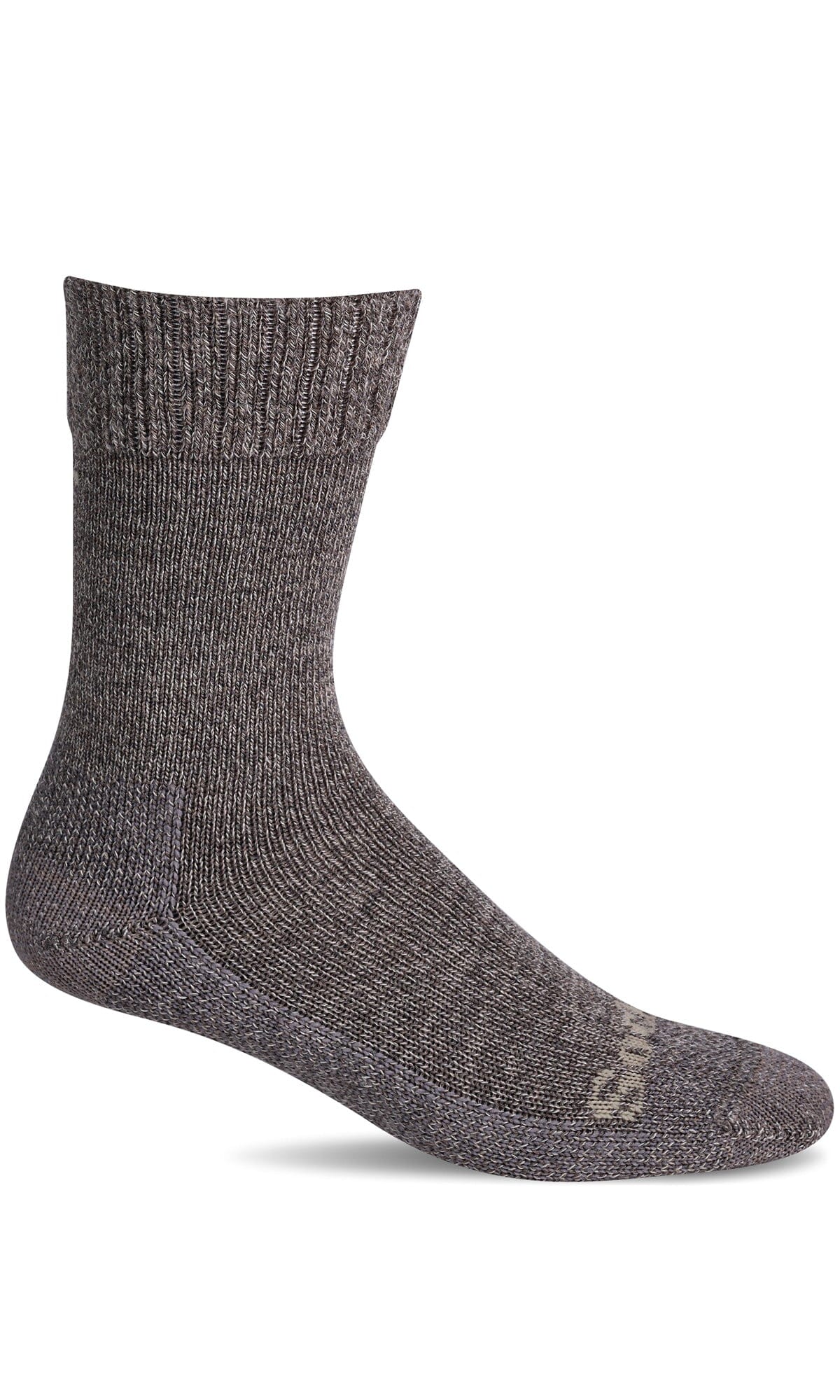 Women's Big Easy | Relaxed Fit Socks Relaxed Fit/Diabetic Friendly Sockwell S/M Mushroom 