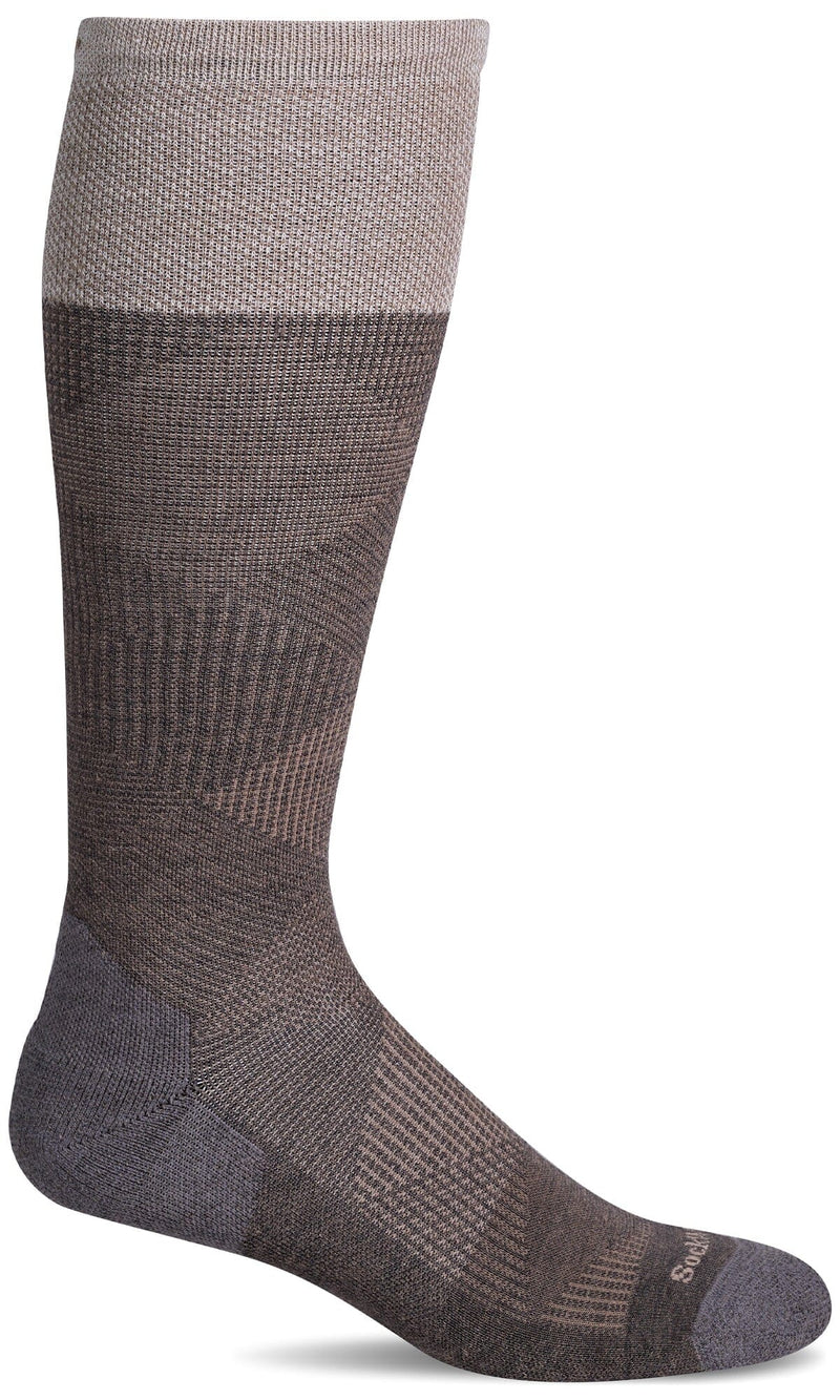 Men's Diamond Dandy | Moderate Graduated Compression Socks Lifestyle Compression Sockwell M/L Mushroom 