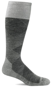 Men's Diamond Dandy | Moderate Graduated Compression Socks Lifestyle Compression Sockwell M/L Lt. Grey 