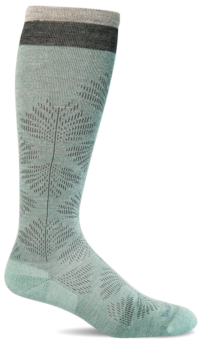 Women's Full Floral | Moderate Graduated Compression Socks | Wide Calf Fit Lifestyle Compression Sockwell S/M Air 