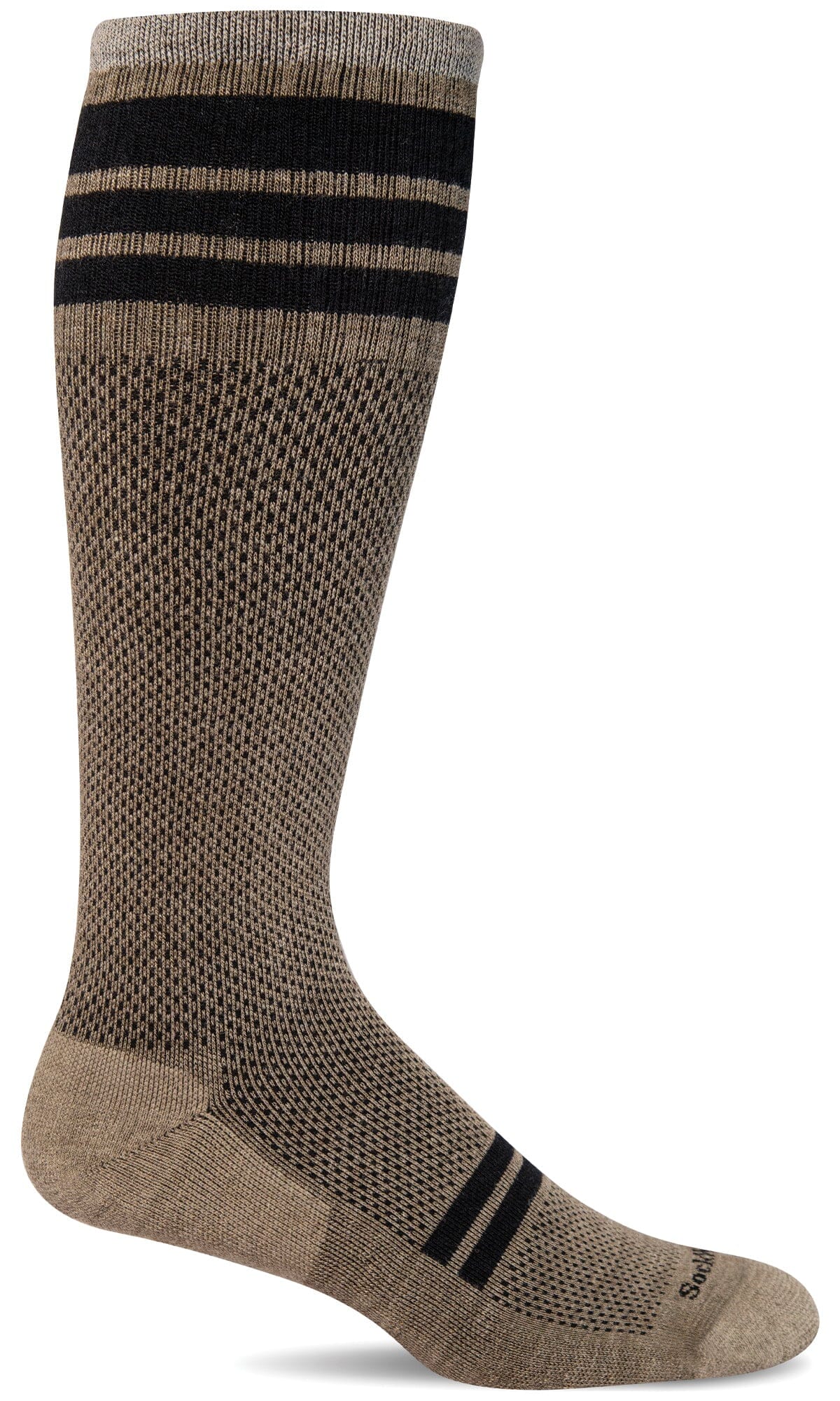 Men's Speedway | Firm Graduated Compression Socks Lifestyle Compression Sockwell M/L Khaki 