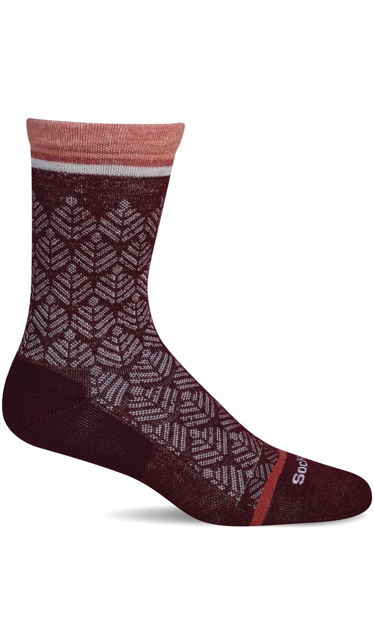 Women's Bunion Ease Crew | Bunion Relief Socks Bunion Relief Sockwell S/M Cranberry 