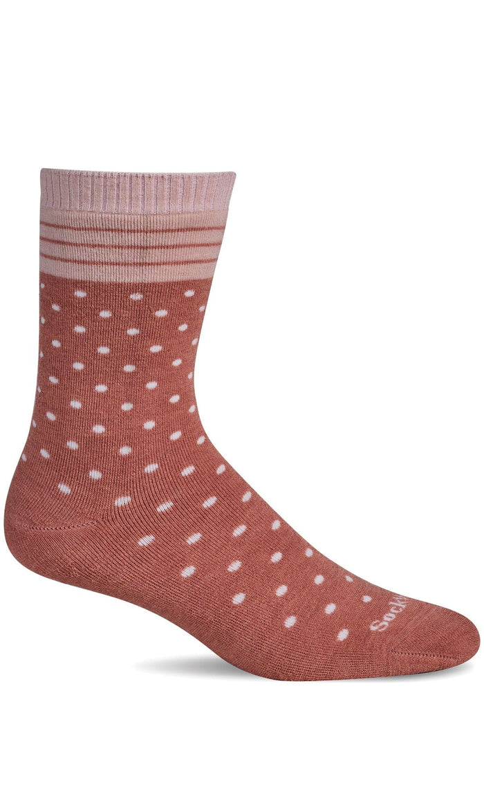 Women's Plush | Relaxed Fit Socks Relaxed Fit/Diabetic Friendly Sockwell S/M Pink Clay 
