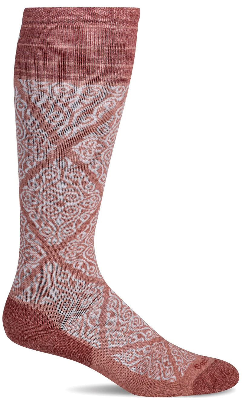 Women's The Raj | Firm Graduated Compression Socks Lifestyle Compression Sockwell S/M Pink Clay 