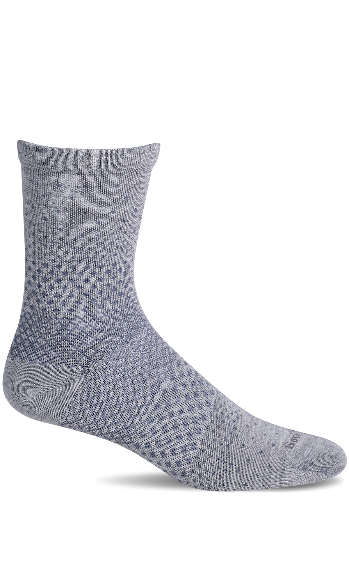 Women's Plantar Ease Crew | Plantar Relief Socks Plantar Fasciitis Relief Sockwell S/M Ash 