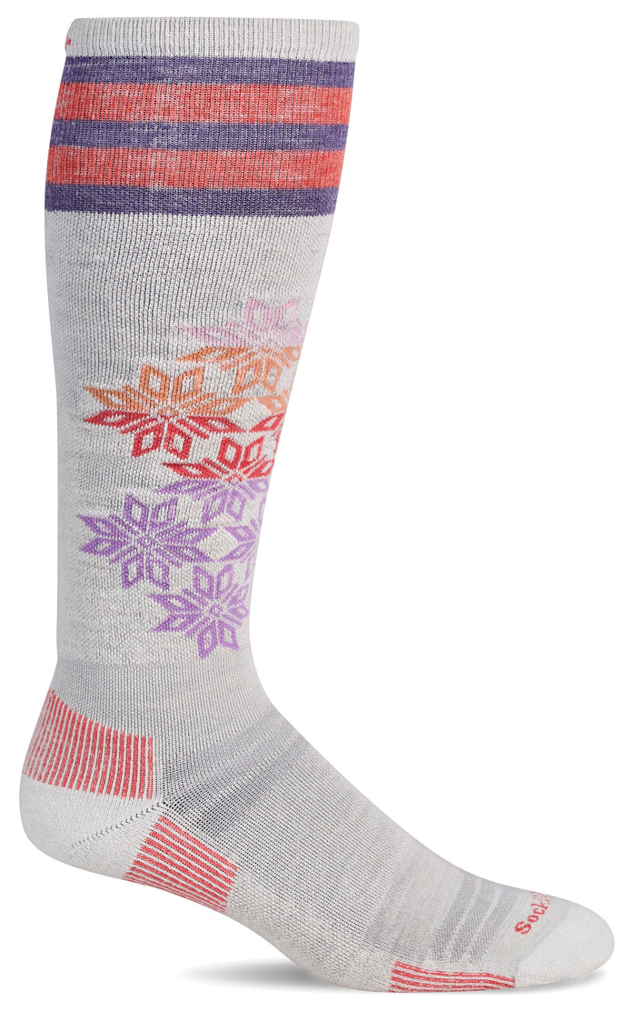 Women's Powder Day | Moderate Graduated Compression Socks Ski Compression Sockwell S/M Ash 