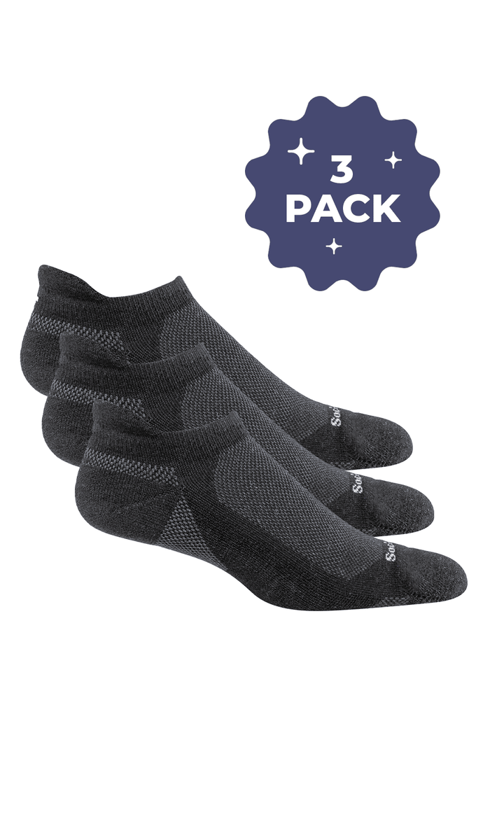 Women's Bunion Relief Micro 3-Pack | Bunion Relief Bunion Relief Sockwell S/M Black 