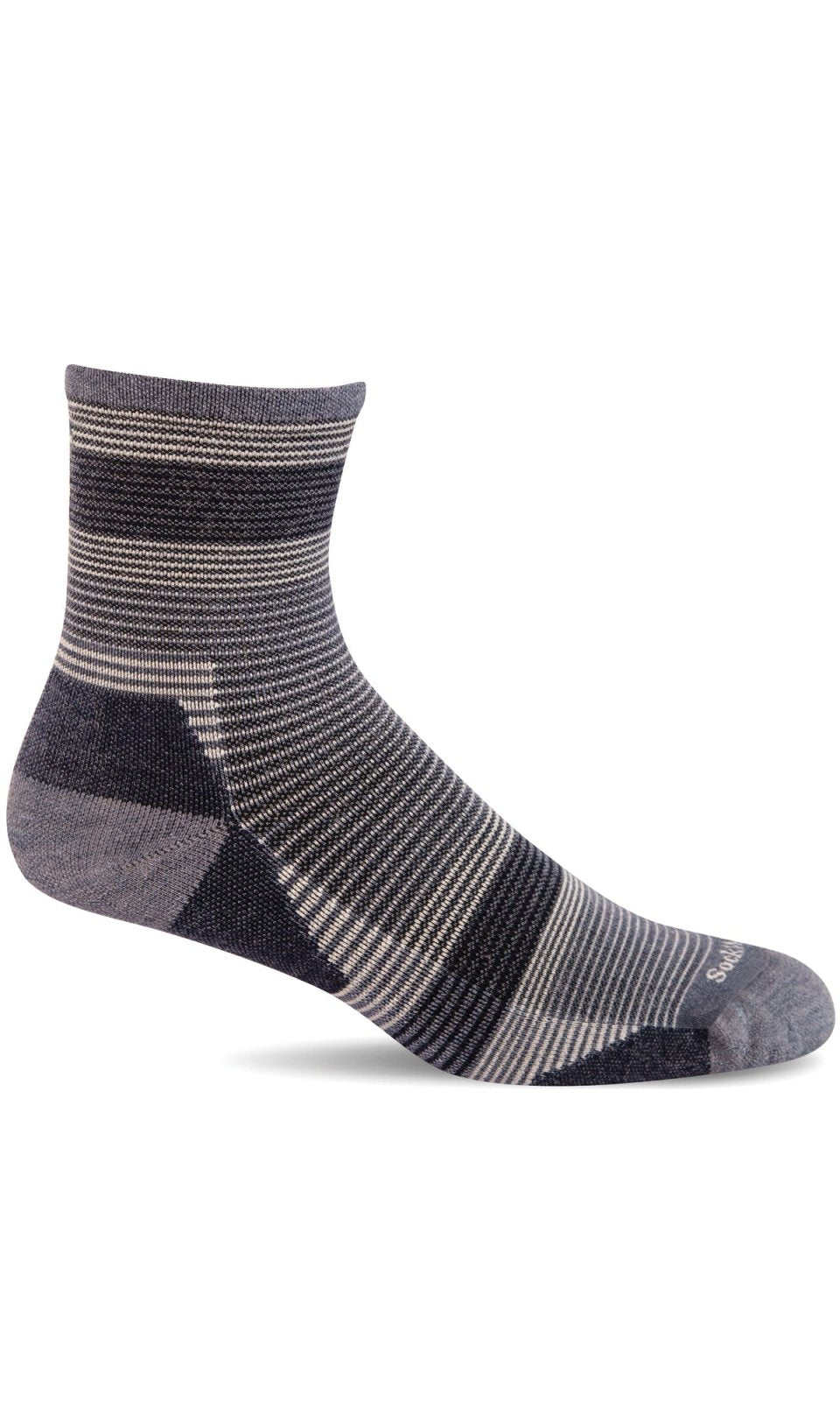 Men's Cadence 3/4 Crew | Moderate Graduated Compression Socks - Merino Wool Sport Compression - Sockwell