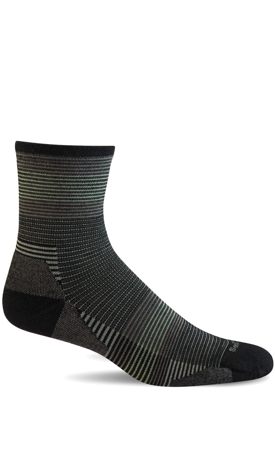 Men's Cadence 3/4 Crew | Moderate Graduated Compression Socks - Merino Wool Sport Compression - Sockwell