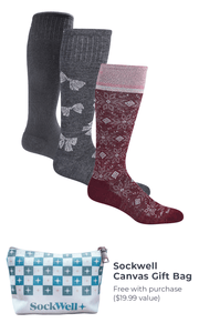 Women's Festive Bundle | Moderate Graduated Compression Lifestyle Compression Sockwell S/M 