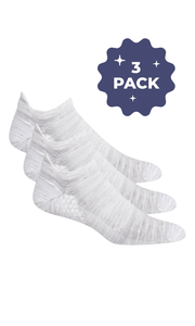 Women's Plantar Sport Micro 3-Pack | Plantar Relief Plantar Fasciitis Relief Sockwell S/M Ash 