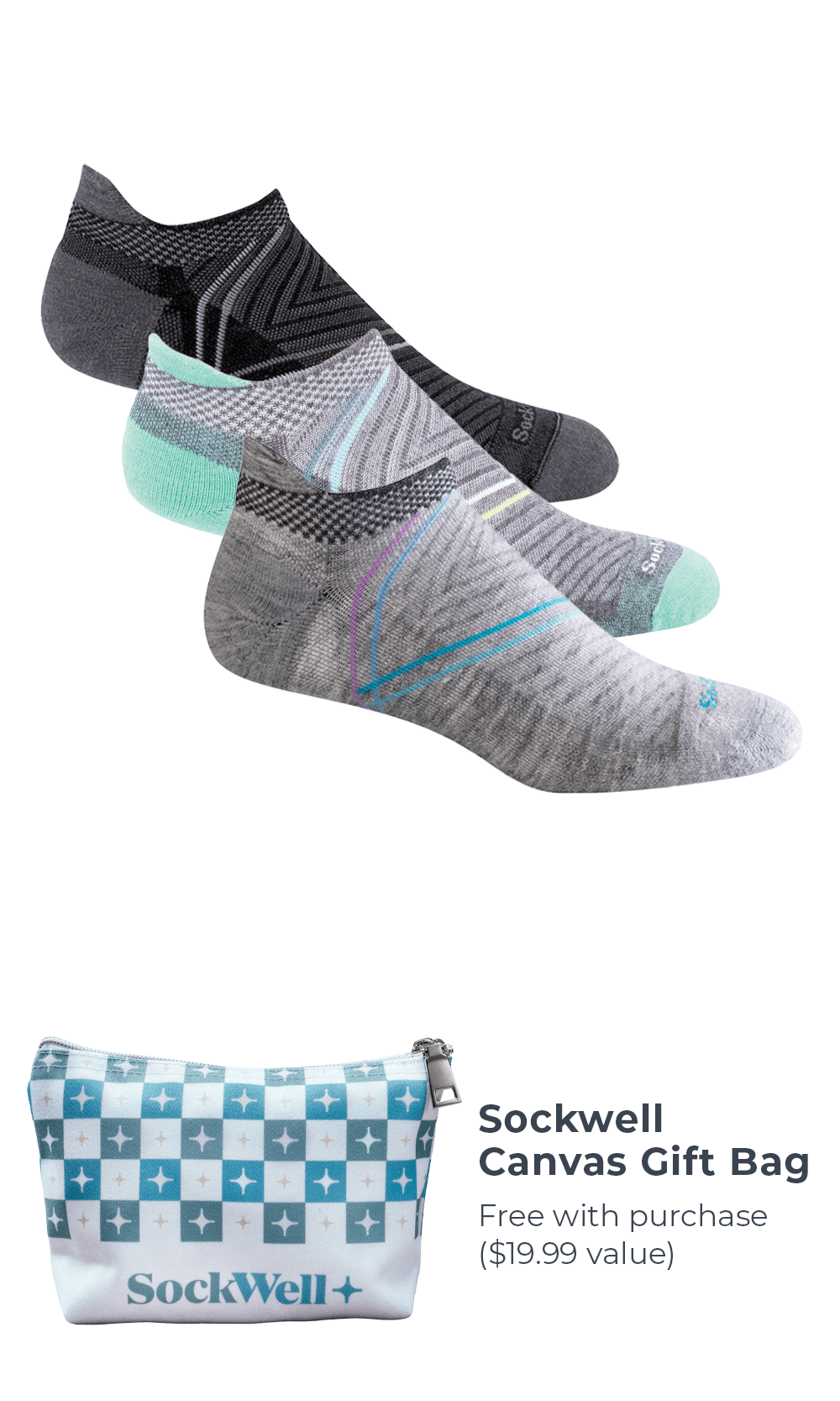 Women's Pulse Micro Bundle | Firm Compression Sport Compression Sockwell S/M 