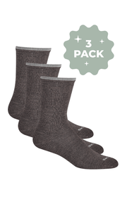 Women's Skinny Minnie 3-Pack | Everyday Socks Essential Comfort Sockwell S/M Mushroom 