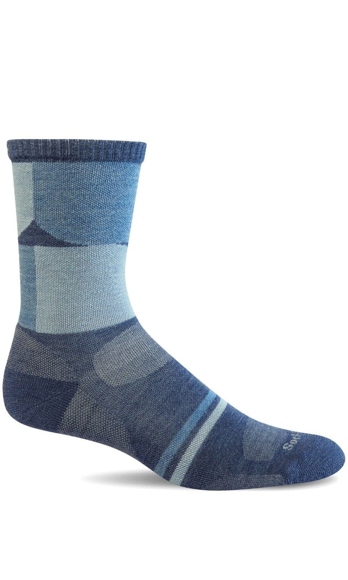 Women's Bold Blossom | Moderate Graduated Compression Socks Sport Compression Sockwell M/L Denim 