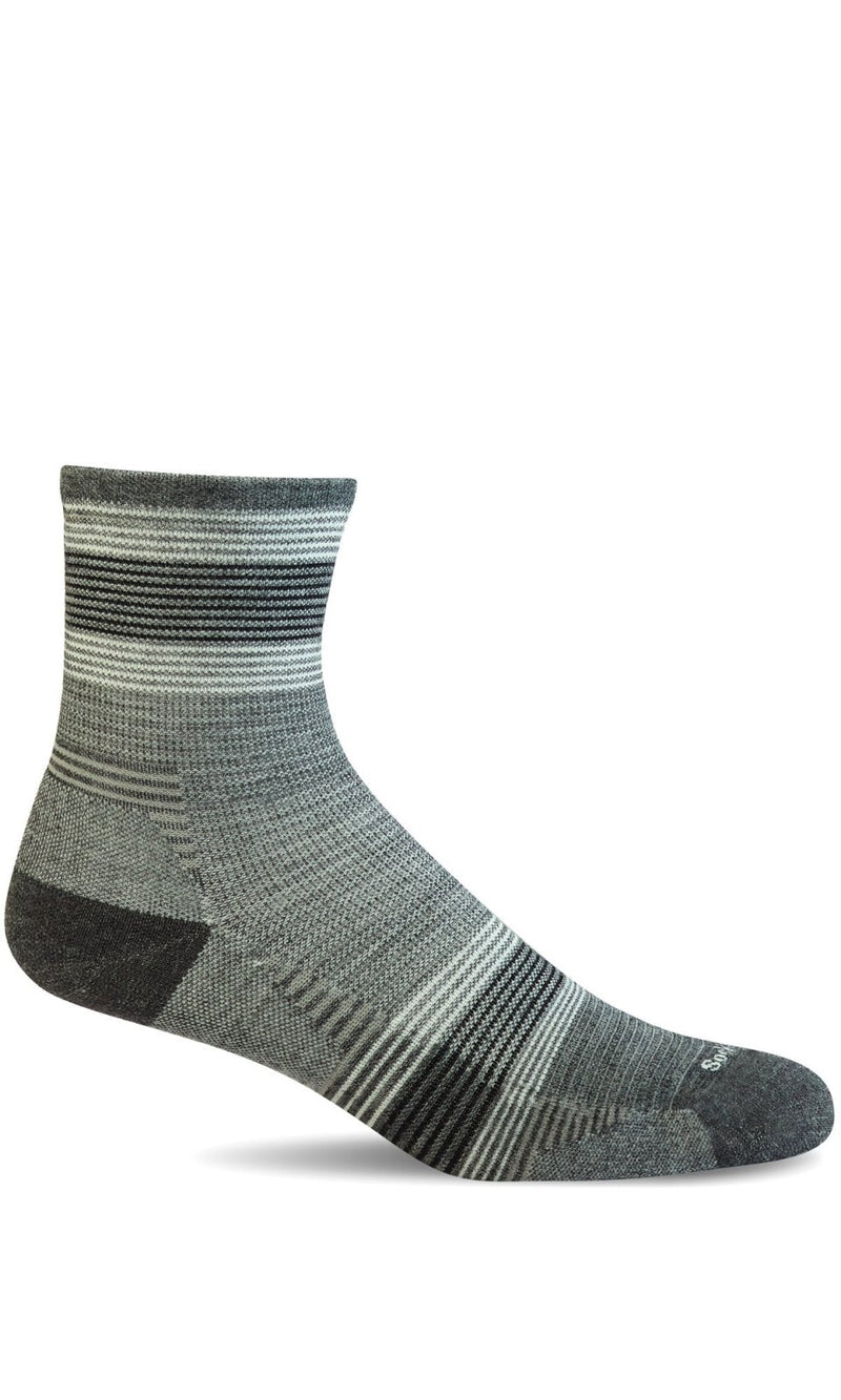 Women's Cadence 3/4 Crew | Moderate Graduated Compression Socks Sport Compression Sockwell S/M Charcoal 