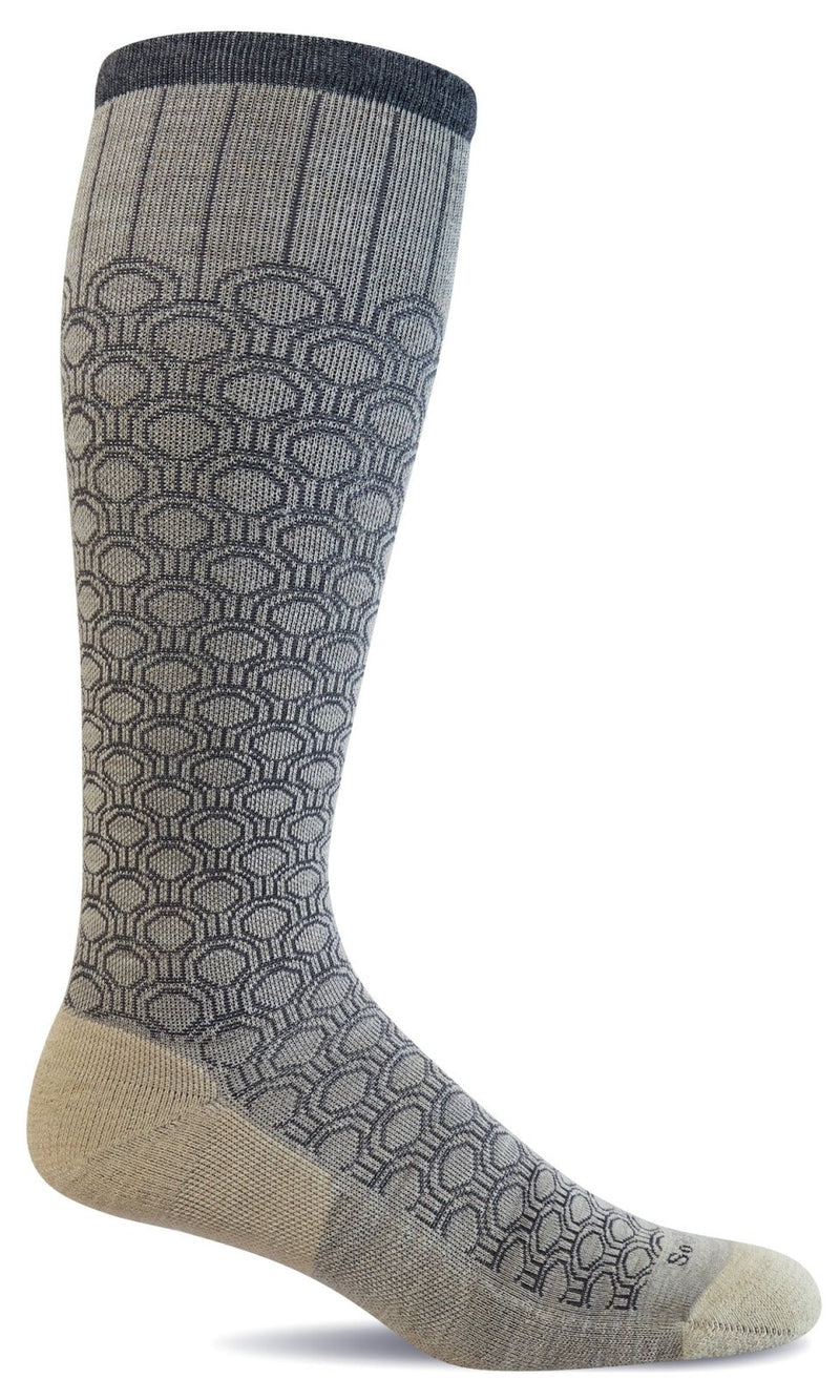 Women's Deco Dot | Moderate Graduated Compression Socks - Merino Wool Lifestyle Compression - Sockwell