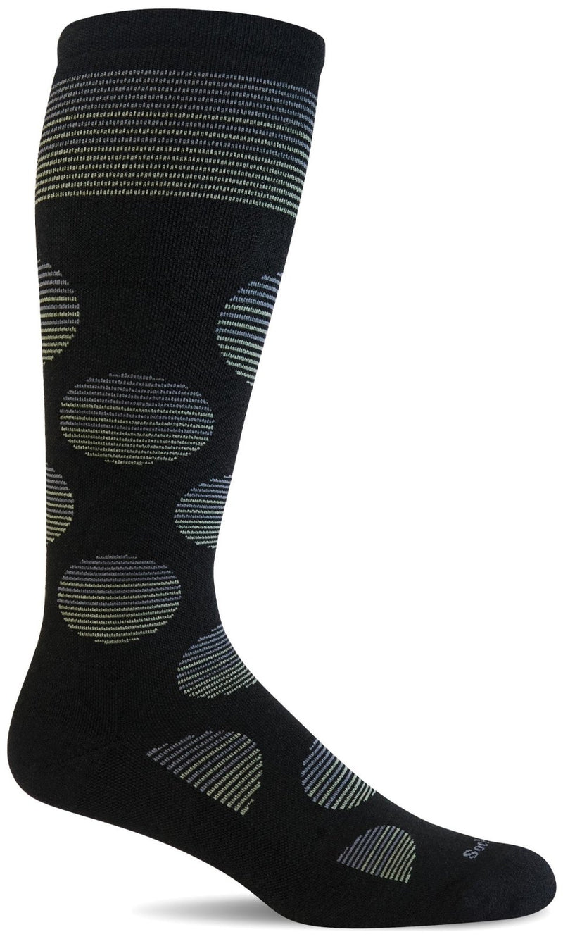 Women's Featherweight Dot | Moderate Graduated Compression Socks - Merino Wool Lifestyle Compression - Sockwell