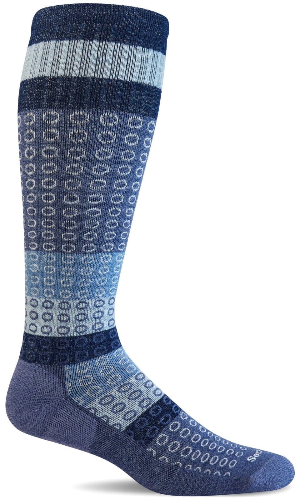 Women s Full Circle Moderate Graduated Compression Socks Wide Calf Sockwell