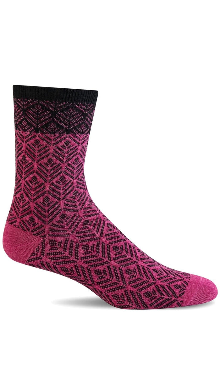 Women's Leaflet | Essential Comfort Socks Essential Comfort Sockwell S/M Raspberry 