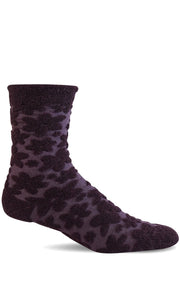 Women's Petal Posh | Essential Comfort Socks Essential Comfort Sockwell S/M Blackberry 