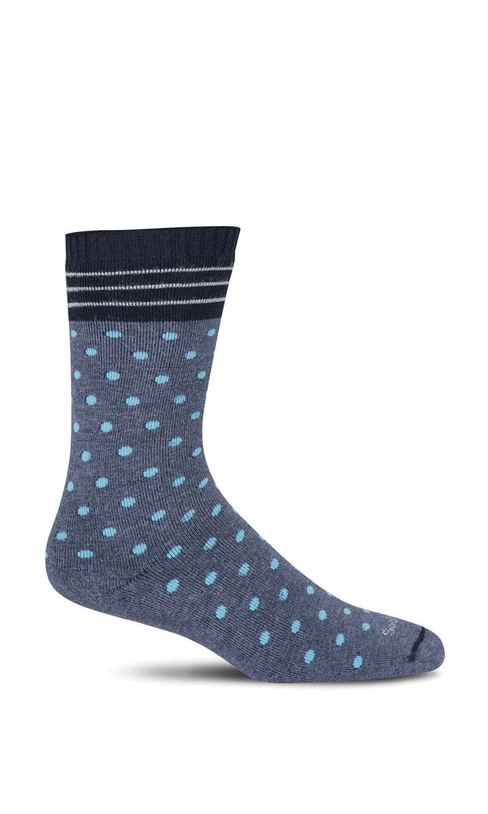 Women's Plush | Relaxed Fit Socks Relaxed Fit/Diabetic Friendly Sockwell M/L Denim 