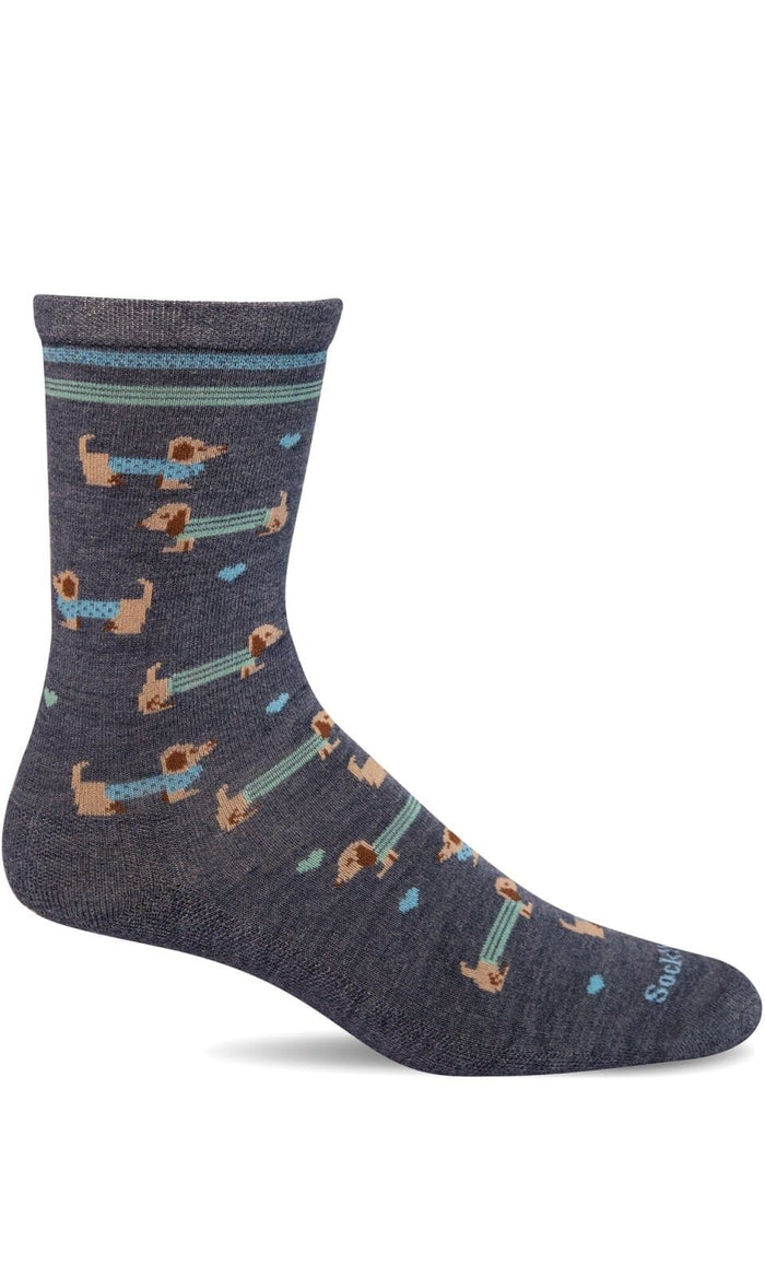 Women's Puppy Love | Essential Comfort Socks Essential Comfort Sockwell S/M Denim 