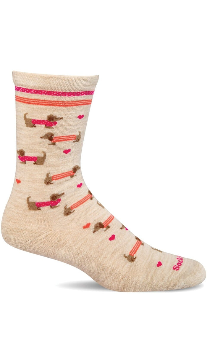 Women's Puppy Love | Essential Comfort Socks Essential Comfort Sockwell S/M Barley 