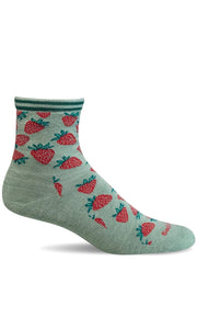 Women's Strawberry | Essential Comfort Socks Essential Comfort Sockwell S/M Celadon 