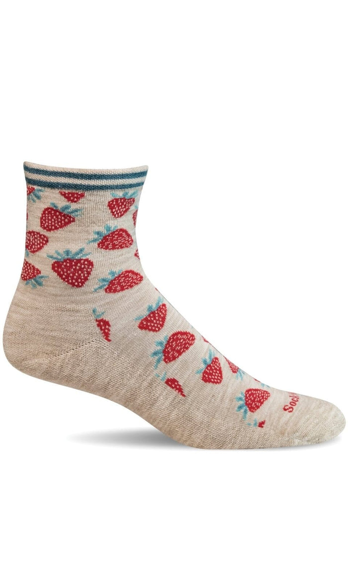 Women's Strawberry | Essential Comfort Socks Essential Comfort Sockwell S/M Barley 
