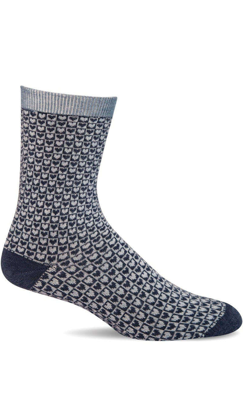 Women's Sweet Hearts | Essential Comfort Socks - Merino Wool Essential Comfort - Sockwell