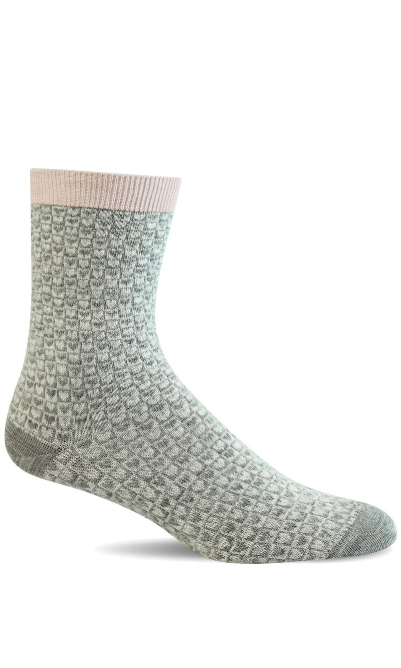 Women's Sweet Hearts | Essential Comfort Socks - Merino Wool Essential Comfort - Sockwell