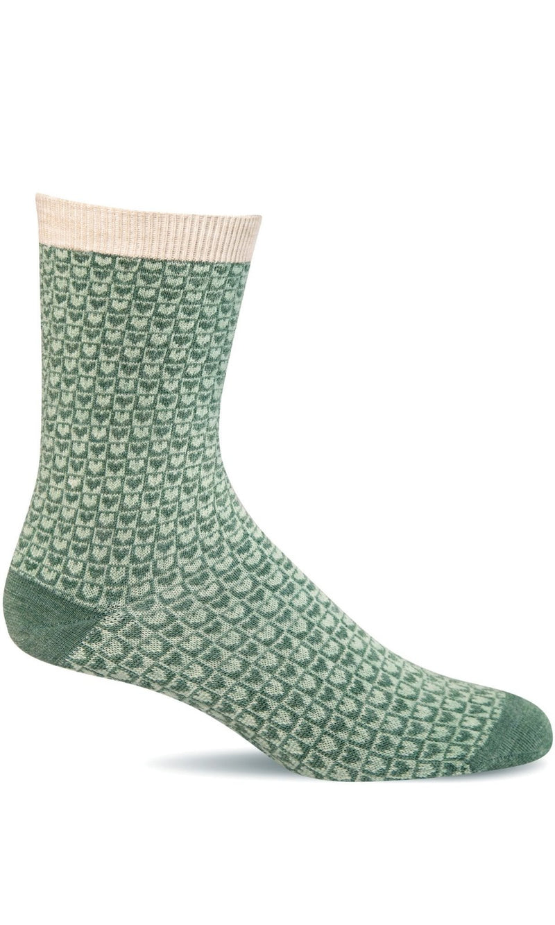 Women's Sweet Hearts | Essential Comfort Socks - Merino Wool Essential Comfort - Sockwell