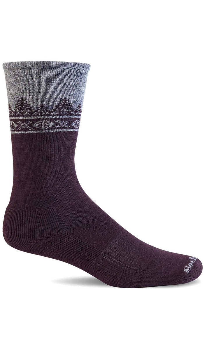 Women's Tree Line | Essential Comfort Socks Essential Comfort Sockwell S/M Blackberry 
