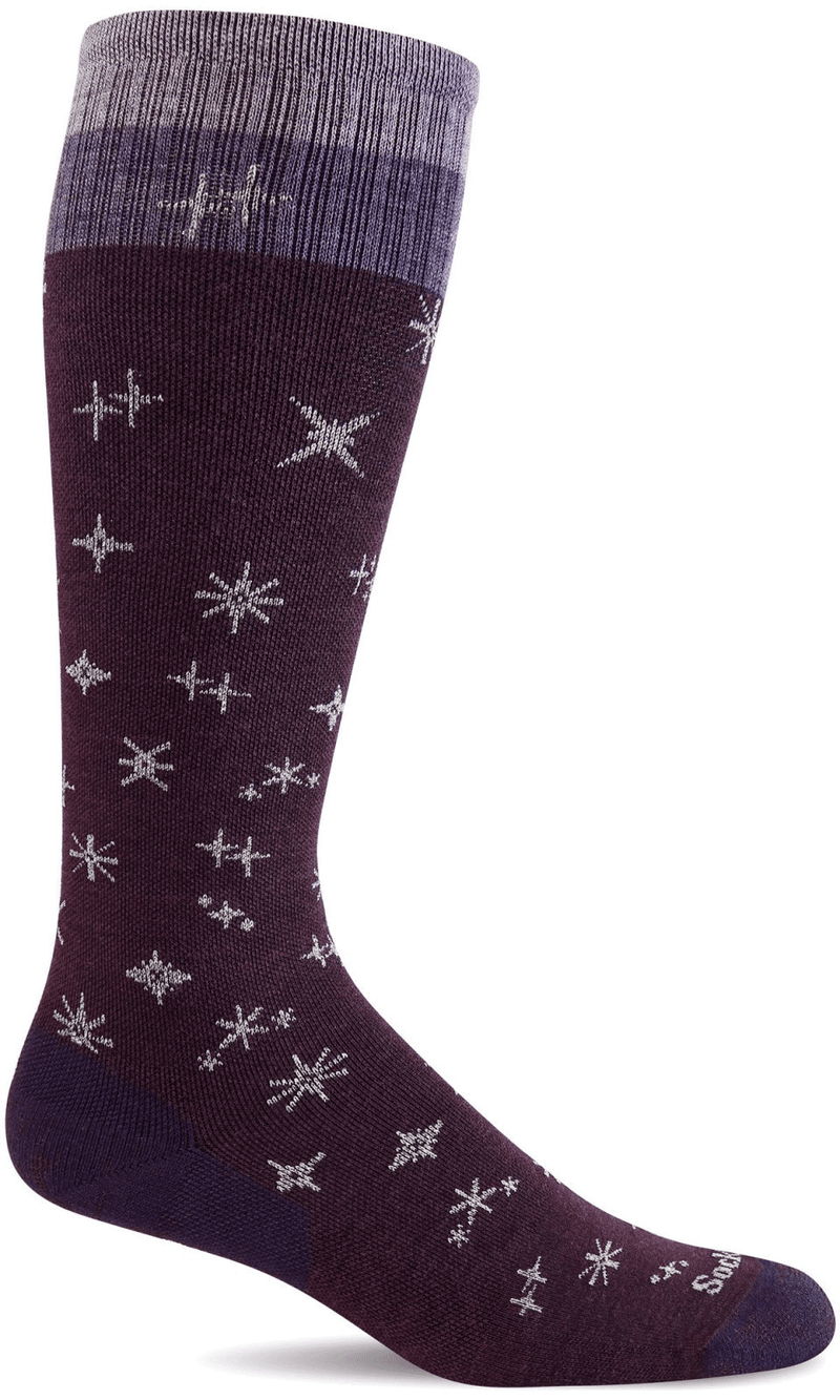 Women's Twinkle | Firm Graduated Compression Socks Lifestyle Compression Sockwell S/M Blackberry Shimmer 