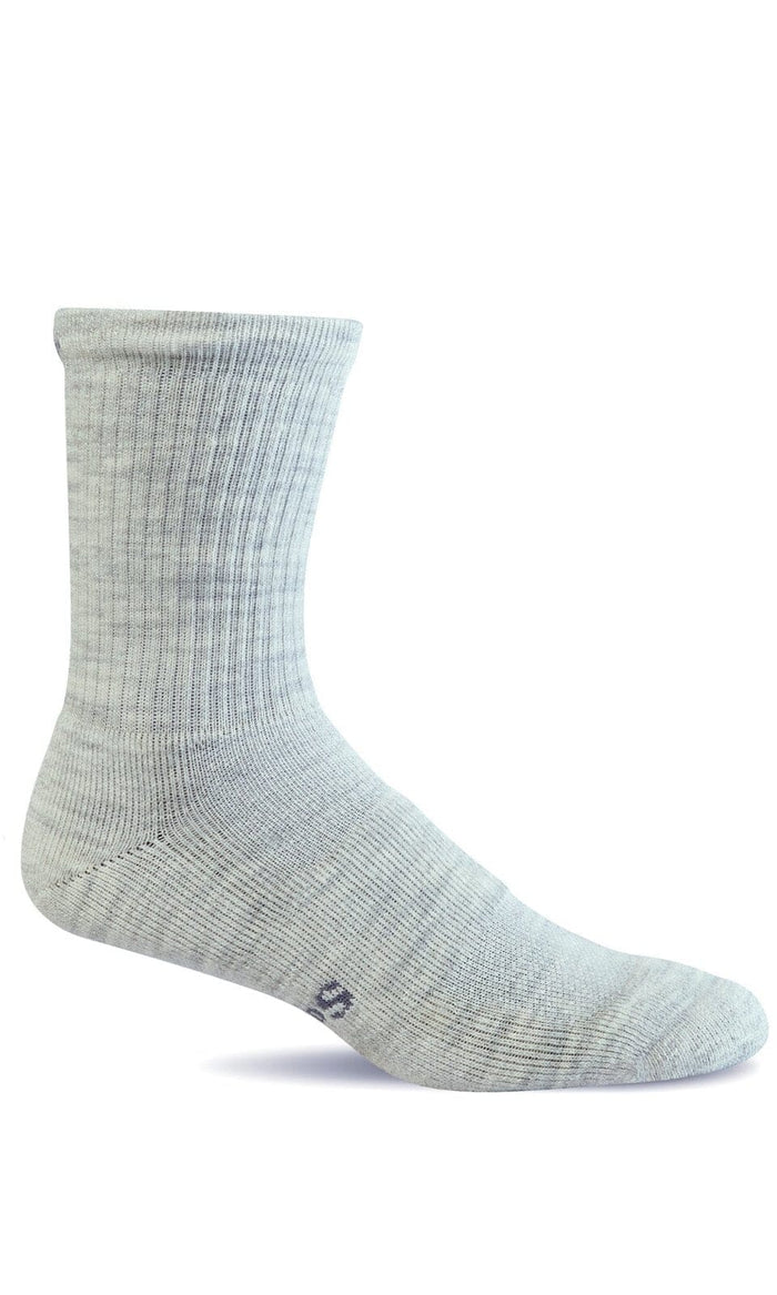 Women's Walk About Crew | Moderate Graduated Compression Socks Sport Compression Sockwell S/M Ash 